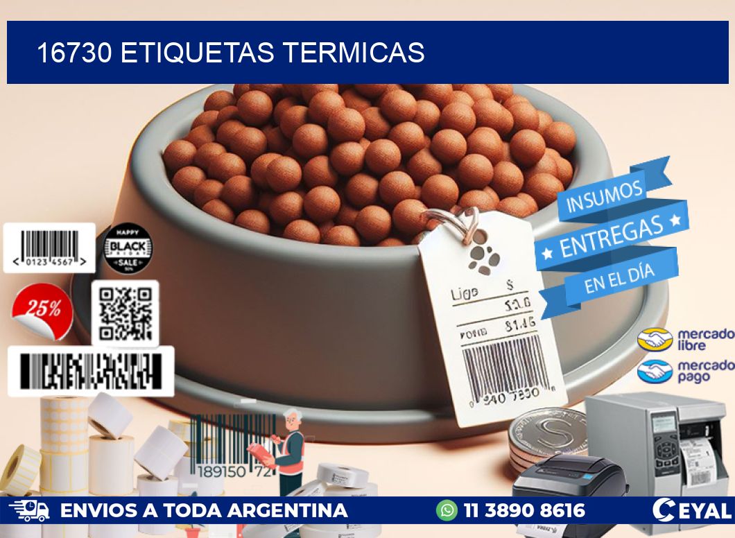16730 ETIQUETAS TERMICAS