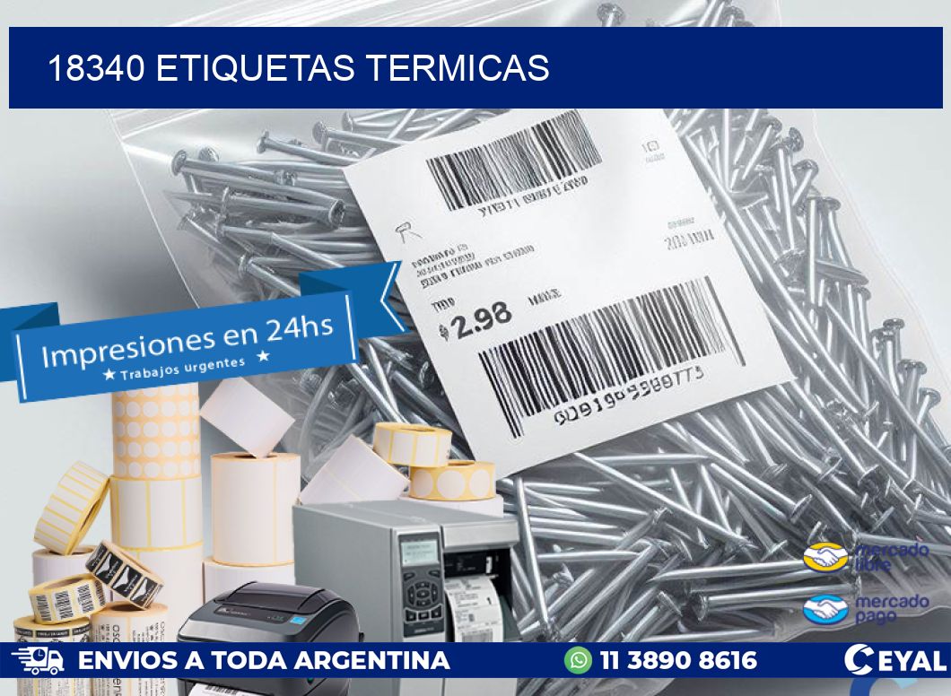 18340 ETIQUETAS TERMICAS