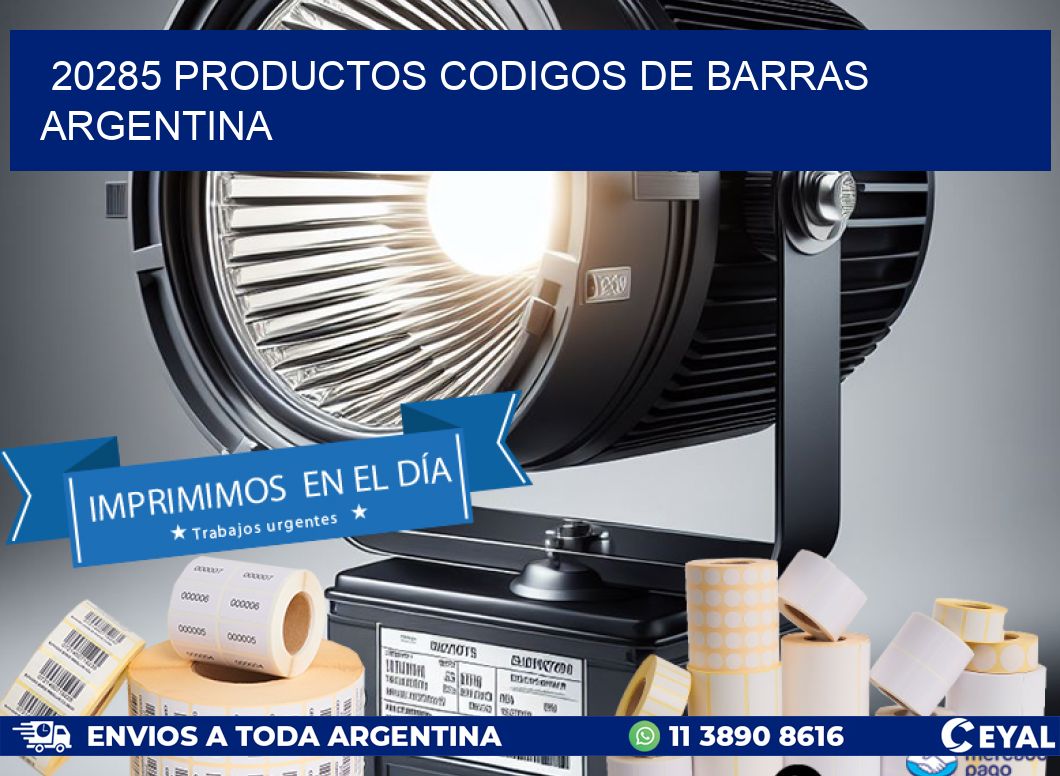 20285 productos codigos de barras argentina