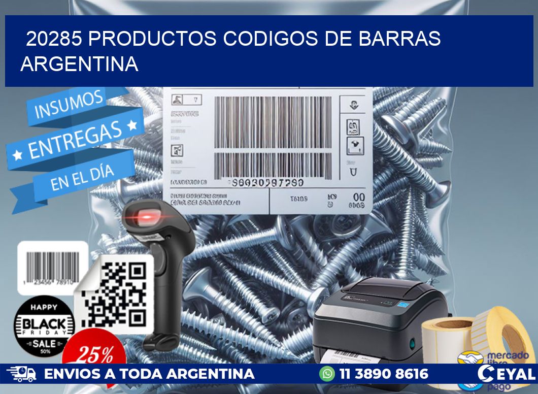 20285 productos codigos de barras argentina