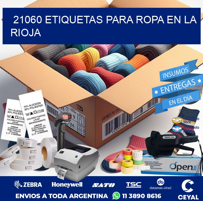 21060 ETIQUETAS PARA ROPA EN LA RIOJA