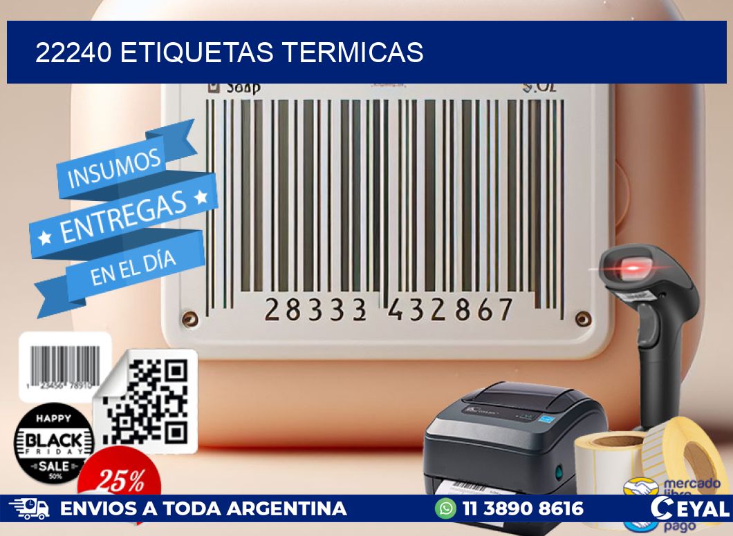 22240 ETIQUETAS TERMICAS