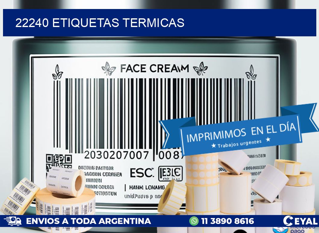 22240 ETIQUETAS TERMICAS