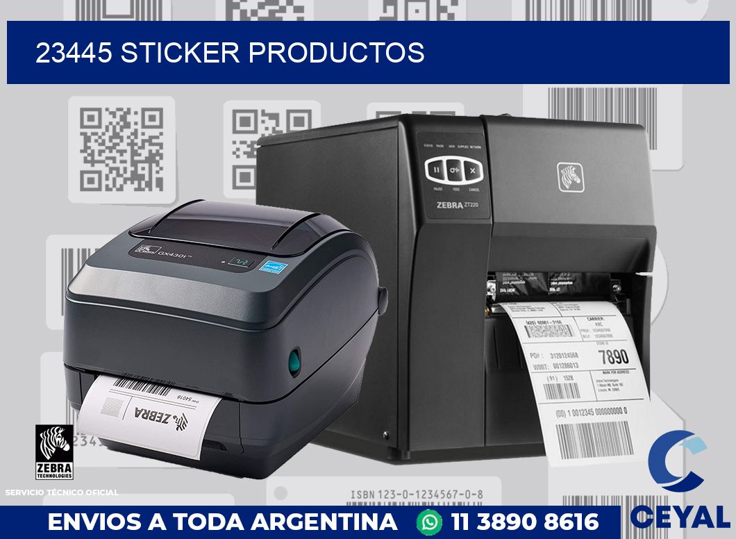 23445 STICKER PRODUCTOS