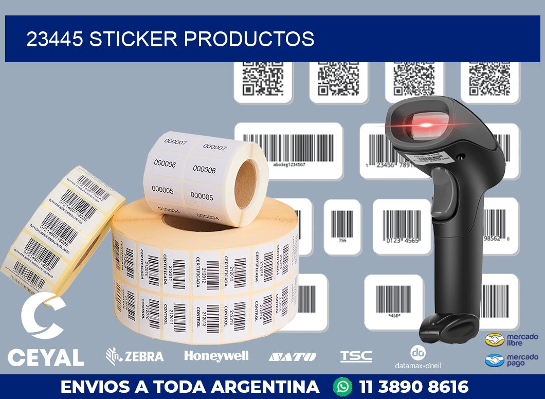 23445 STICKER PRODUCTOS
