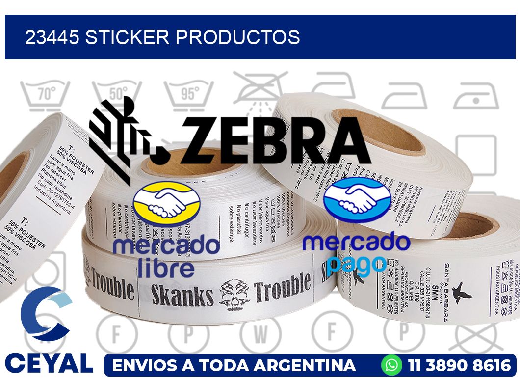 23445 STICKER PRODUCTOS