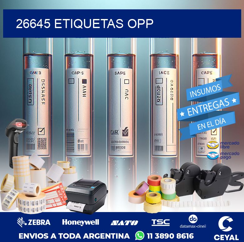 26645 ETIQUETAS OPP