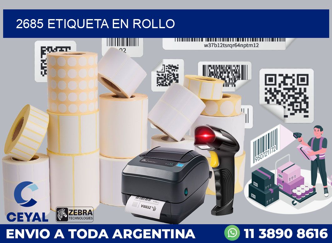 2685 Etiqueta en rollo