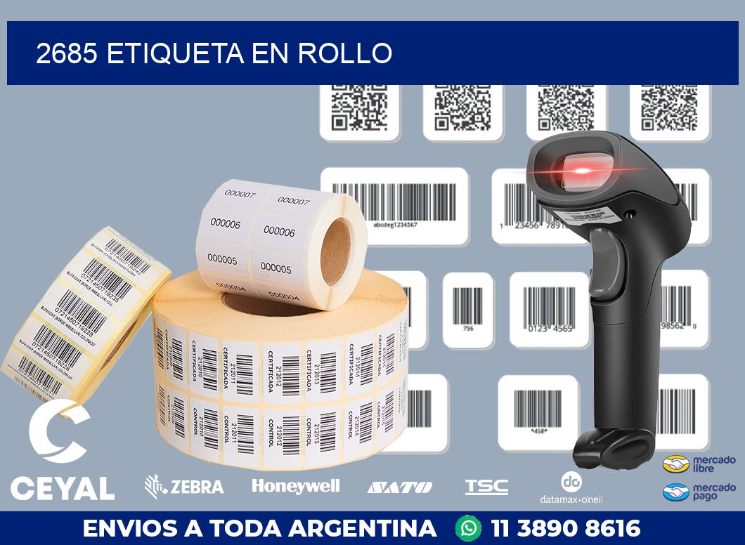 2685 Etiqueta en rollo