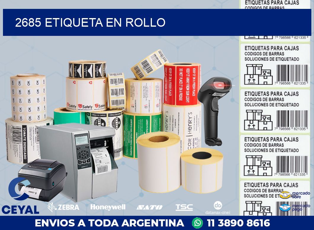 2685 Etiqueta en rollo