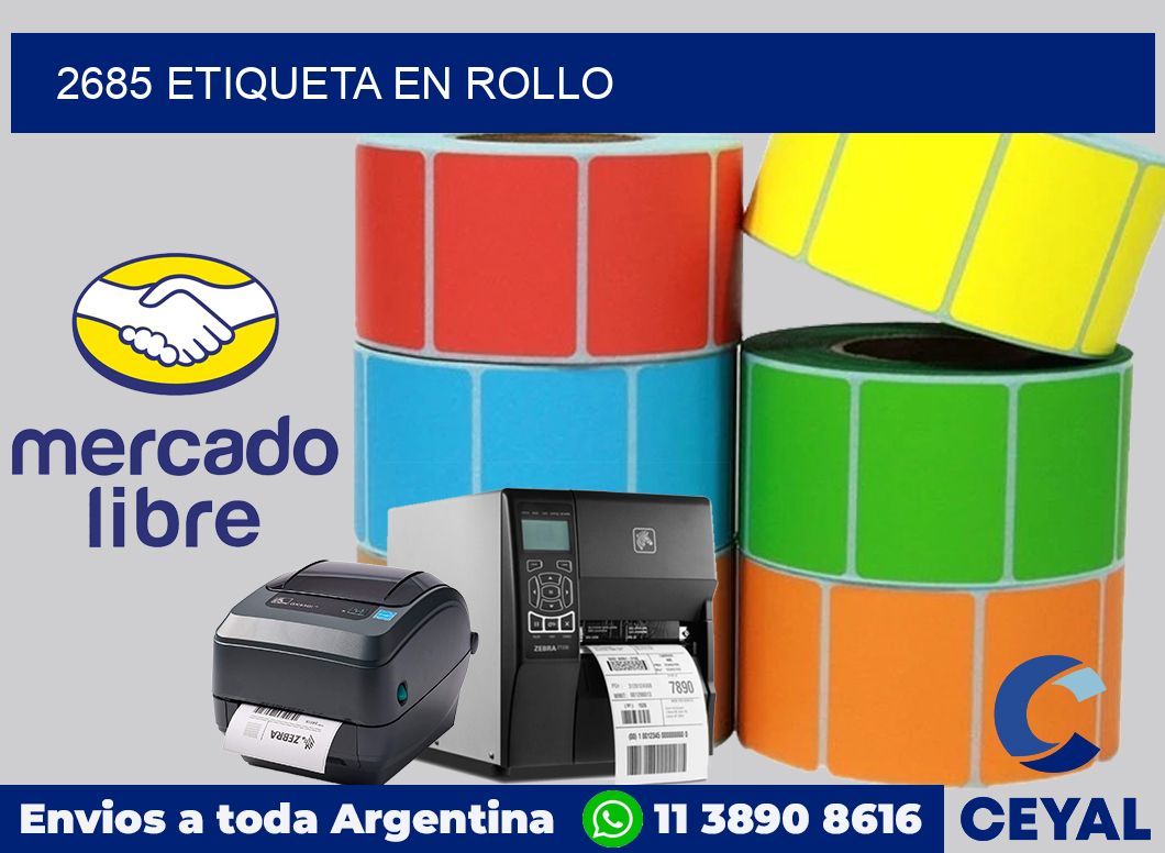 2685 Etiqueta en rollo