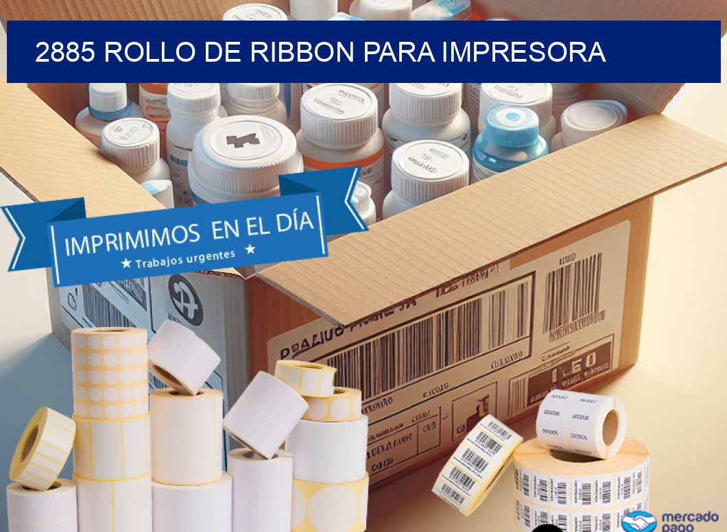 2885 ROLLO DE RIBBON PARA IMPRESORA