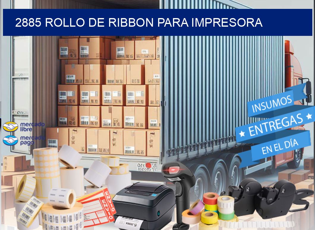 2885 ROLLO DE RIBBON PARA IMPRESORA