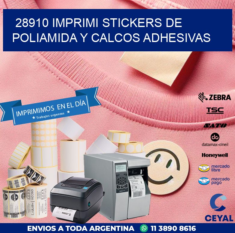 28910 IMPRIMI STICKERS DE POLIAMIDA Y CALCOS ADHESIVAS