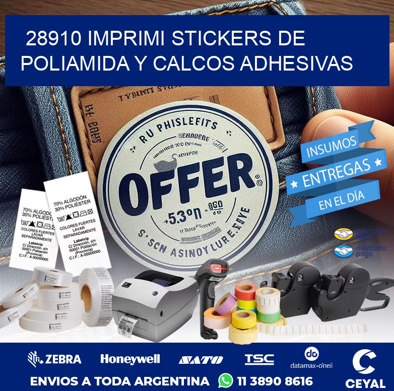 28910 IMPRIMI STICKERS DE POLIAMIDA Y CALCOS ADHESIVAS