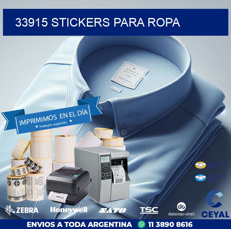 33915 STICKERS PARA ROPA