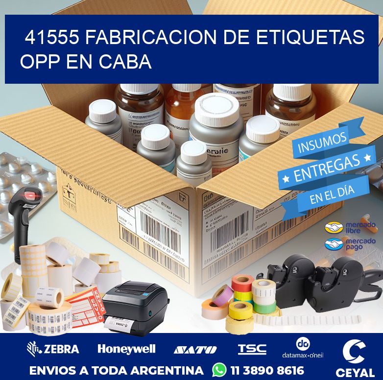 41555 FABRICACION DE ETIQUETAS OPP EN CABA