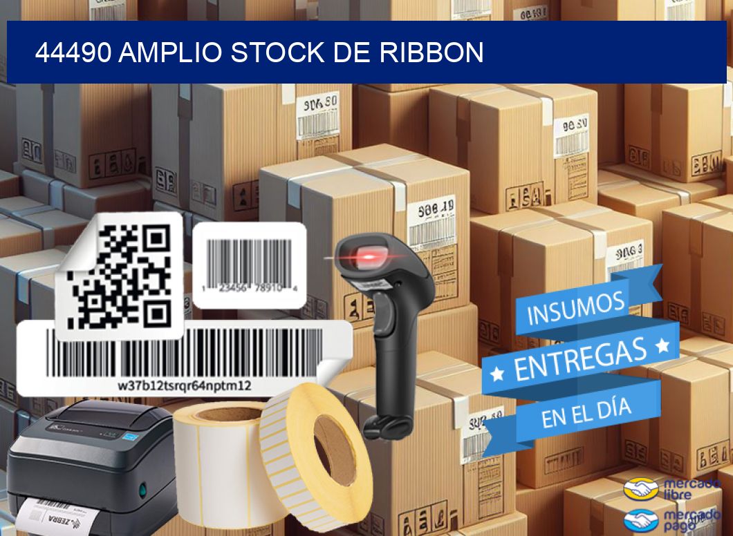 44490 AMPLIO STOCK DE RIBBON