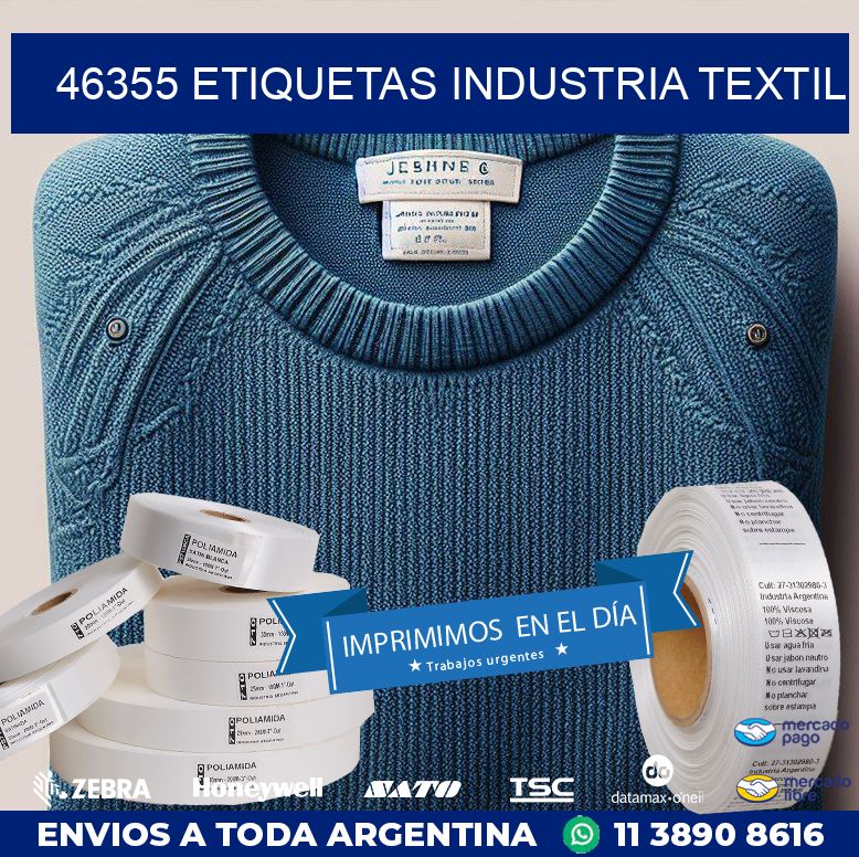 46355 ETIQUETAS INDUSTRIA TEXTIL