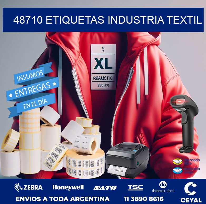 48710 ETIQUETAS INDUSTRIA TEXTIL
