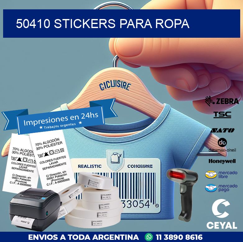 50410 STICKERS PARA ROPA
