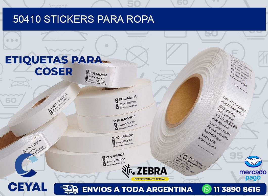 50410 STICKERS PARA ROPA