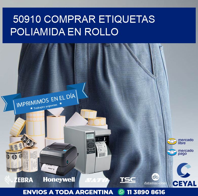 50910 COMPRAR ETIQUETAS POLIAMIDA EN ROLLO