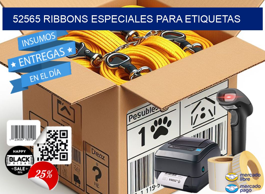 52565 RIBBONS ESPECIALES PARA ETIQUETAS