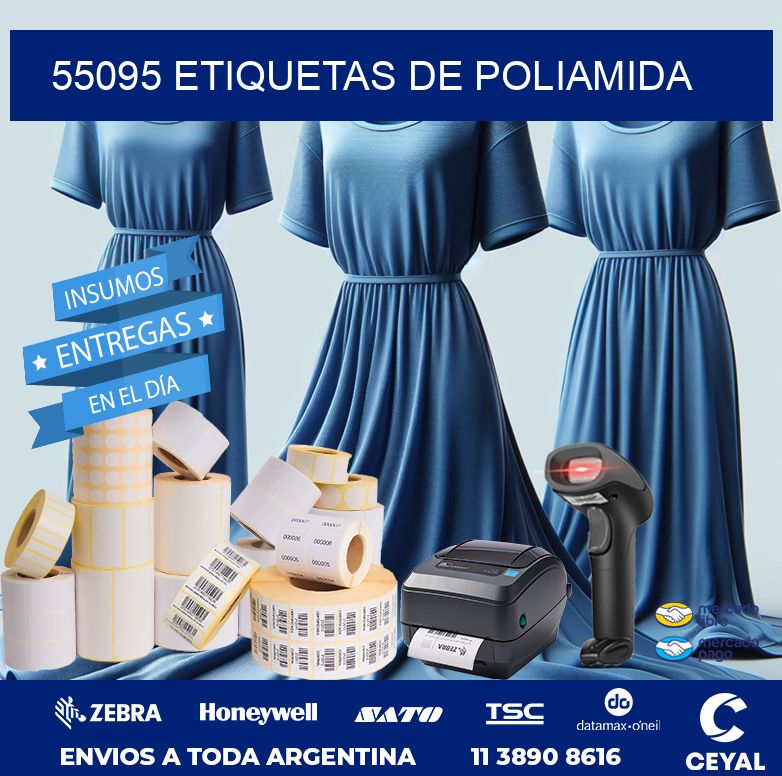 55095 ETIQUETAS DE POLIAMIDA