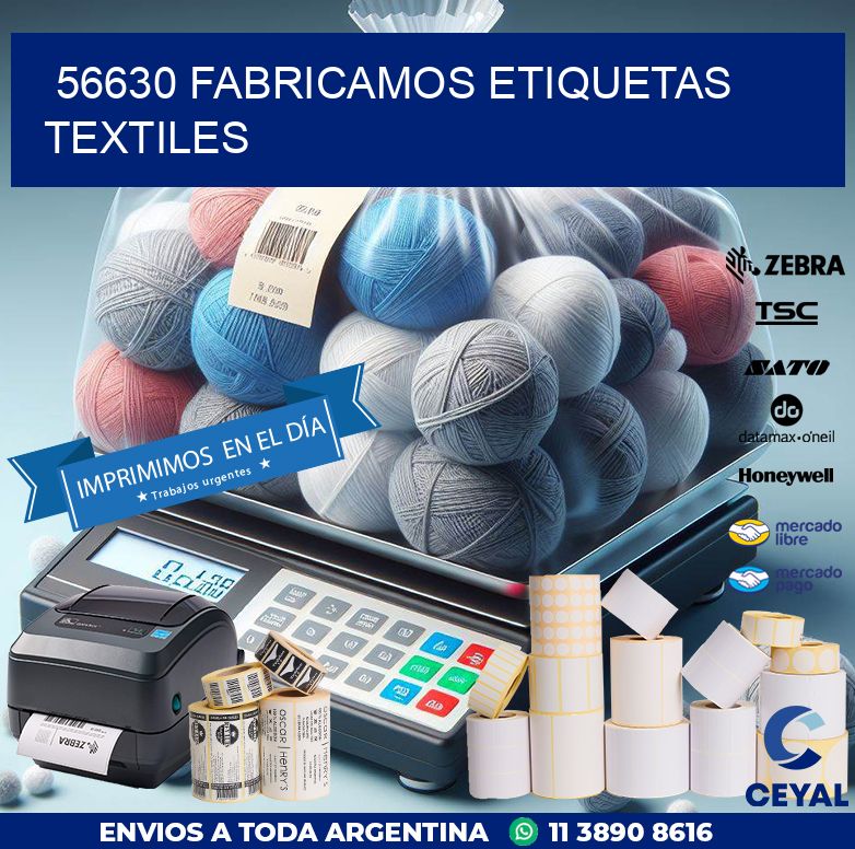 56630 FABRICAMOS ETIQUETAS TEXTILES