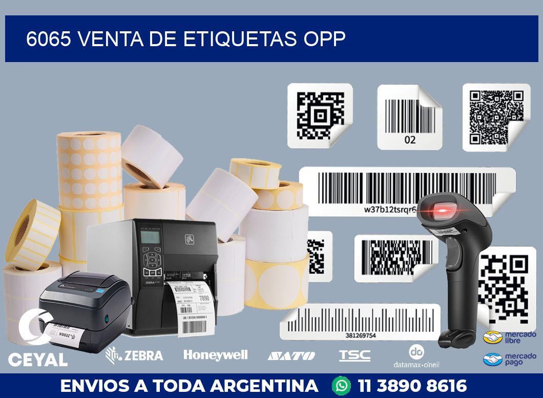 6065 VENTA DE ETIQUETAS OPP
