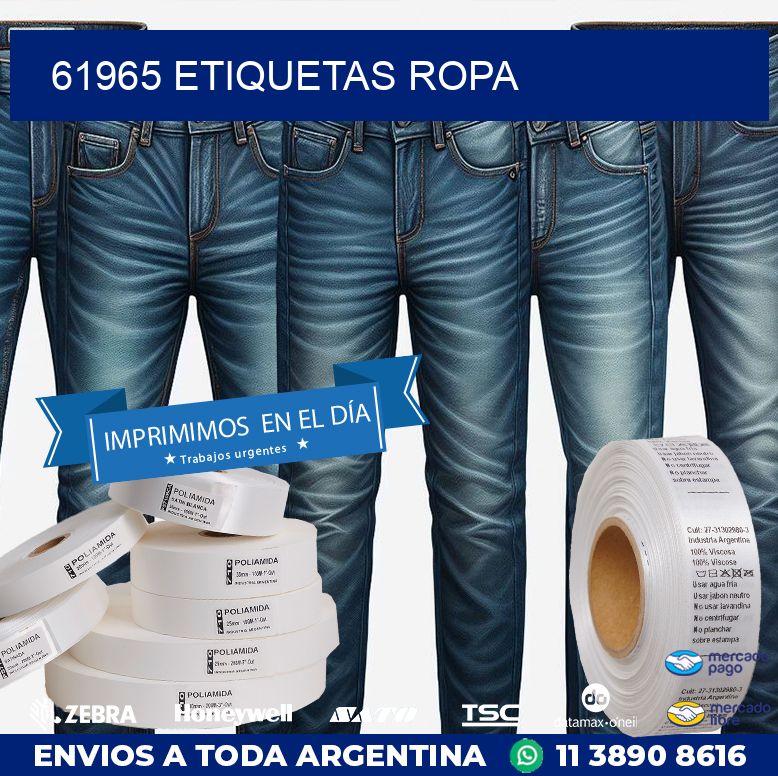 61965 ETIQUETAS ROPA