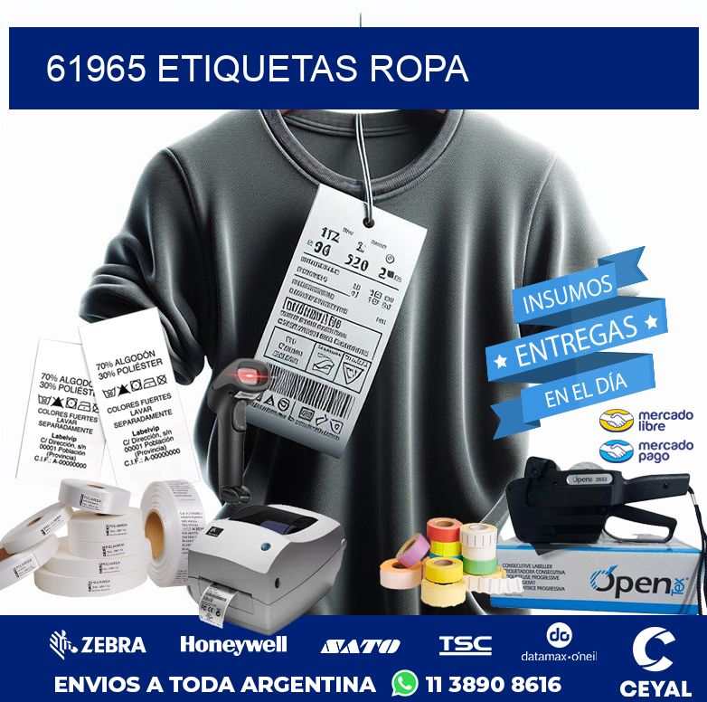 61965 ETIQUETAS ROPA