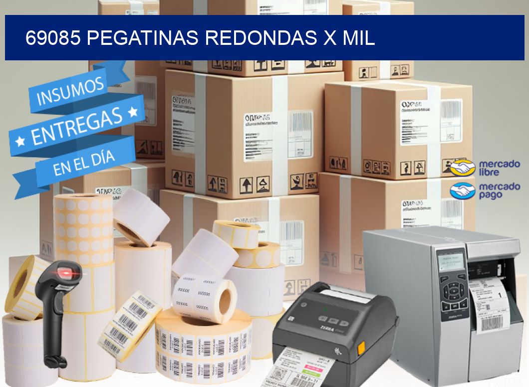 69085 PEGATINAS REDONDAS X MIL