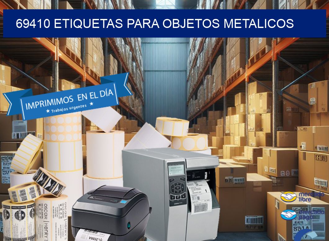 69410 etiquetas para objetos metalicos