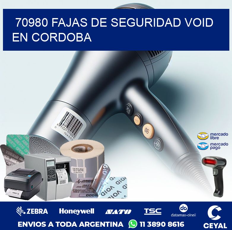 70980 FAJAS DE SEGURIDAD VOID EN CORDOBA