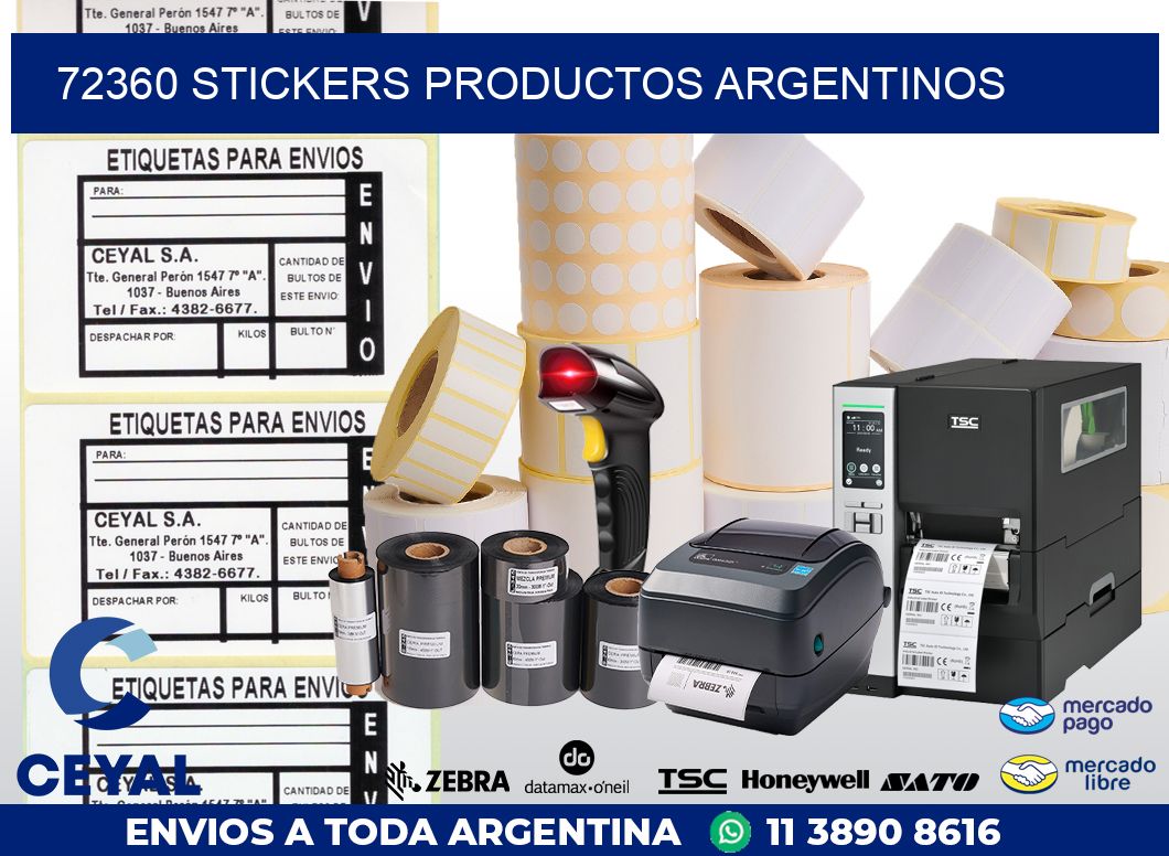 72360 stickers productos argentinos