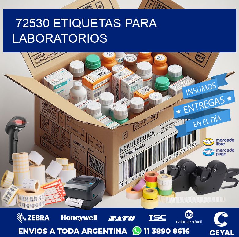 72530 ETIQUETAS PARA LABORATORIOS