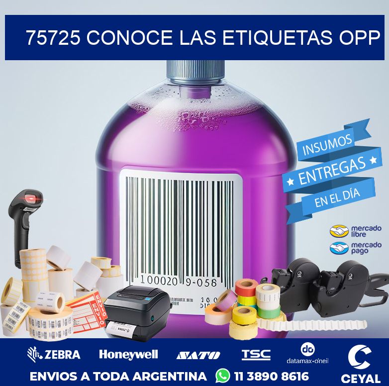 75725 CONOCE LAS ETIQUETAS OPP