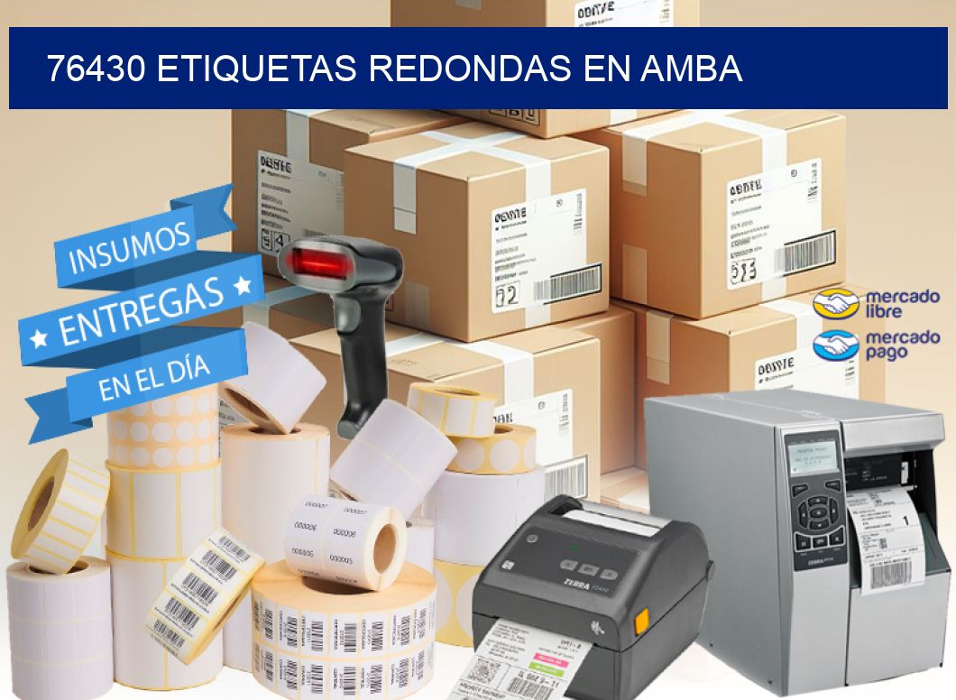 76430 ETIQUETAS REDONDAS EN AMBA