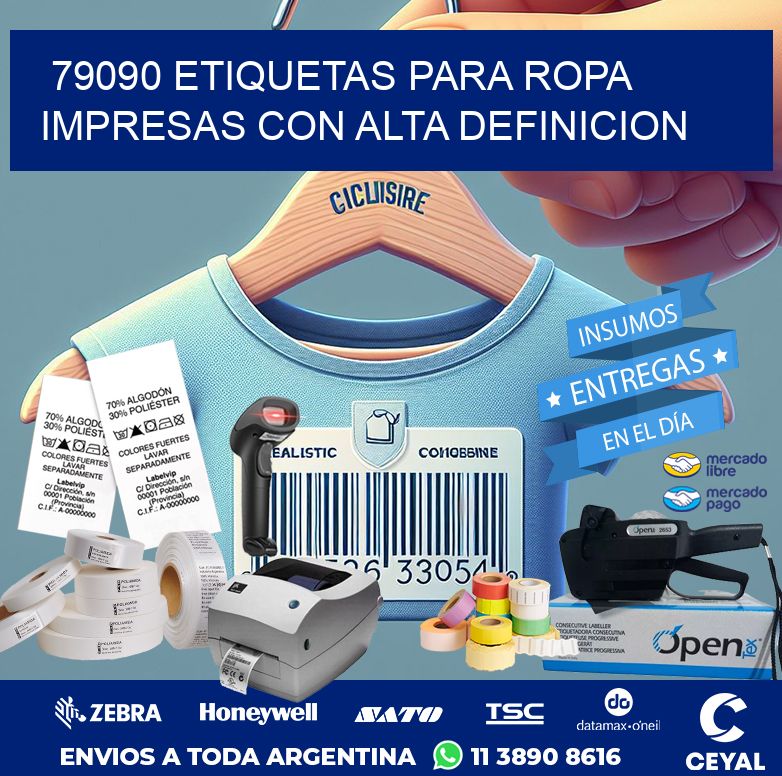 79090 ETIQUETAS PARA ROPA IMPRESAS CON ALTA DEFINICION