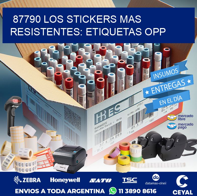 87790 LOS STICKERS MAS RESISTENTES: ETIQUETAS OPP