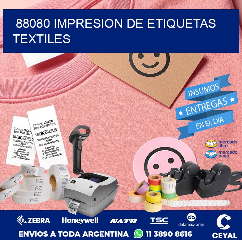 88080 IMPRESION DE ETIQUETAS TEXTILES