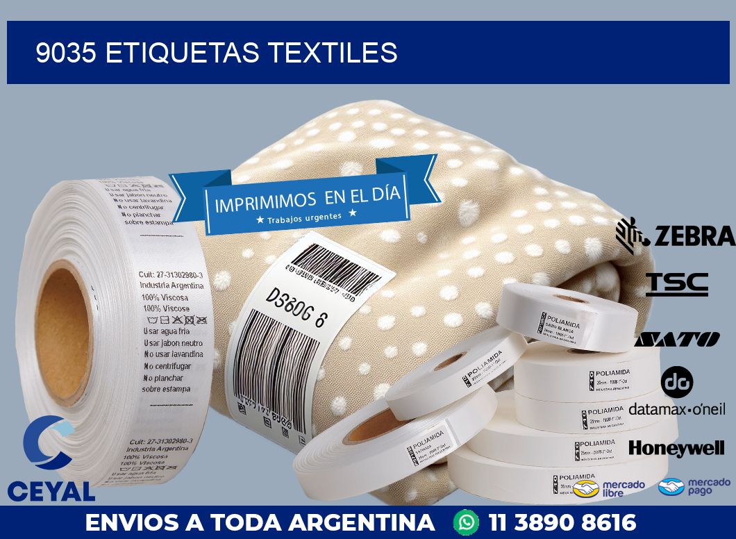 9035 ETIQUETAS TEXTILES