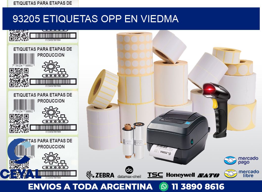 93205 ETIQUETAS OPP EN VIEDMA