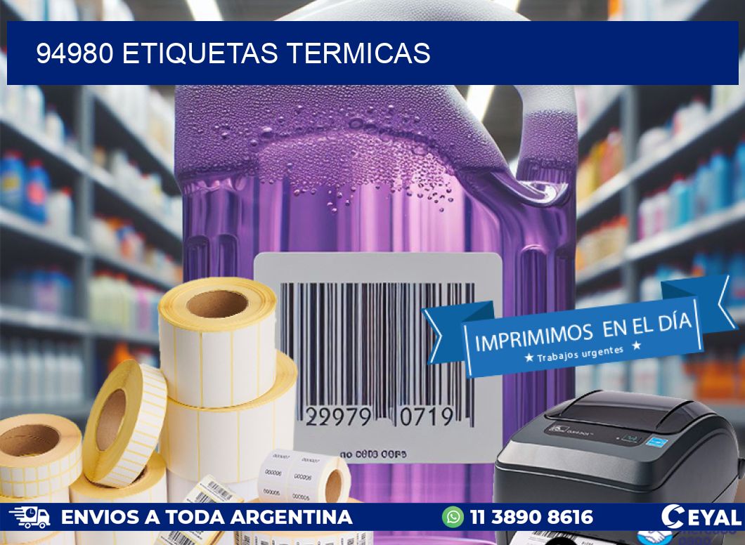 94980 ETIQUETAS TERMICAS