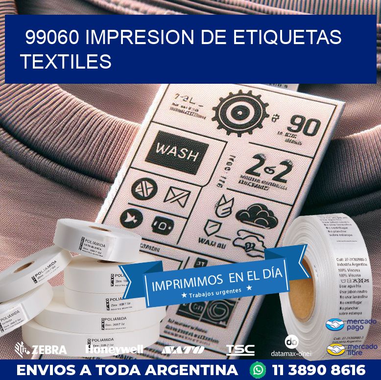 99060 IMPRESION DE ETIQUETAS TEXTILES