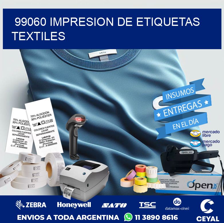99060 IMPRESION DE ETIQUETAS TEXTILES