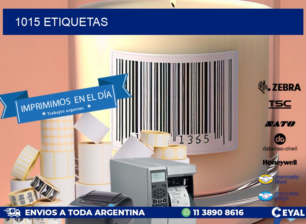 1015 ETIQUETAS