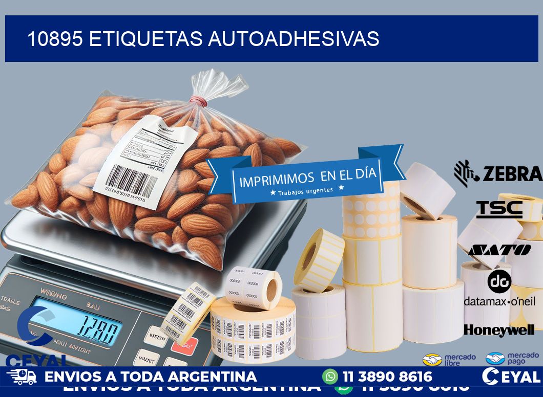10895 ETIQUETAS AUTOADHESIVAS